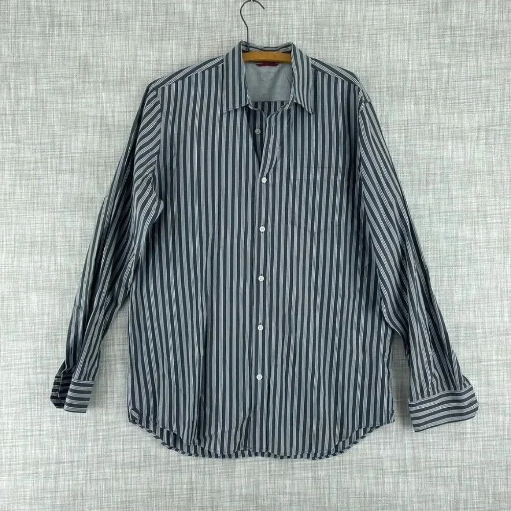 Banana Republic slim fit Shirt Long Sleeve Button Down Mens L 2548
